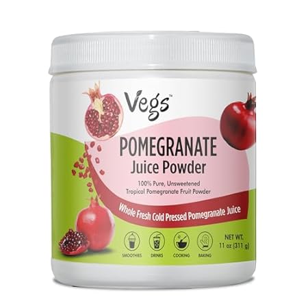 Pomegranate Juice Powder - Freeze Dried Organic Pomegrana