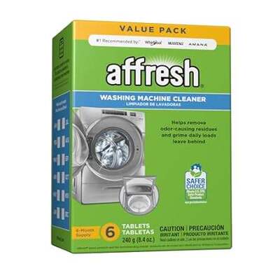 Affresh Washing Machine Cleaner， 6 Month Supply， Cleans F