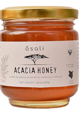 Asali Organics Acacia Honey - Raw， Authentic， Natural Hon