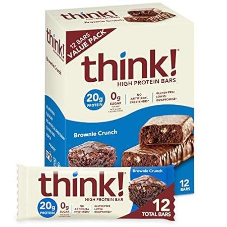 think! Protein Bars， High Protein Snacks， Gluten Free， Ko