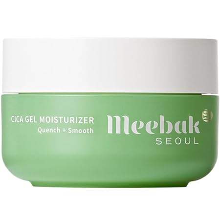 Meebak Cica Gel Face Moisturizer with Vegan Collagen， Hya