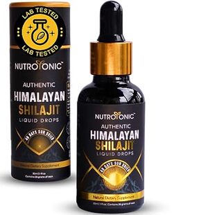 NUTROTONIC Authentic Himalayan SHILAJIT Liquid， 60 Days S