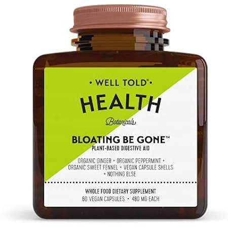 Bloating Capsules - Well Told Health Bloating Be Gone - A