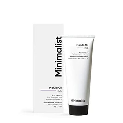 Minimalist Marula Oil 5% Face Moisturizer For Dry Skin |