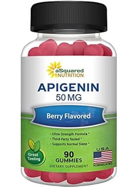 aSquared Nutrition Apigenin 50mg Gummies - Apigenin Suppl