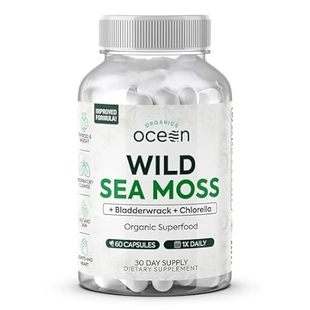 Wild Sea Moss Capsules - 100% Organic Irish Sea Moss with