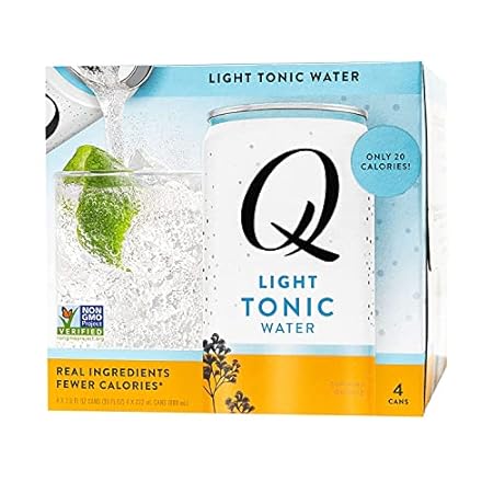 Q Tonic Water Tonic Light 4Pk， 30 Fl oz