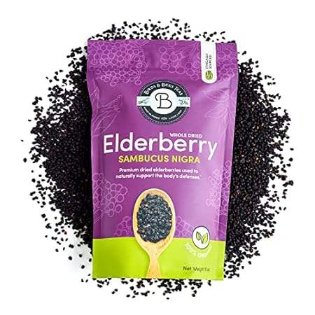 Dried Elderberries Bulk 1 lb - Makes Great Organic Elderb