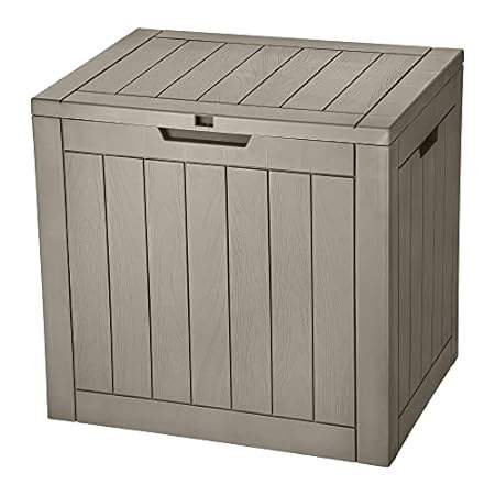 YITAHOME 30 Gallon Deck Box， Outdoor Storage Box for Pati