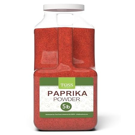Paprika Powder Bulk Seasoning 5 LB Container - Toss Red P