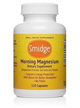 Smidge? Morning Magnesium Capsules， 120 ct. Pure Magnesiu
