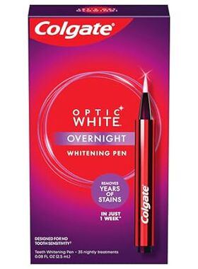 Colgate Optic White Overnight Teeth Whitening Pen， Teeth