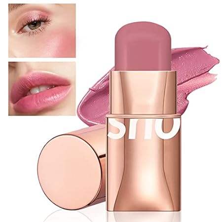 NewBang Cream Blush Stick for Cheeks Makeup，Waterproof Bl