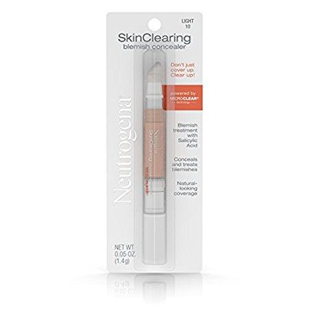neutrogena skinclearing blemish concealer, light 10, .05 oz