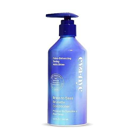 Eva NYC Brass to Sass Brunette Conditioner， Blue Conditio