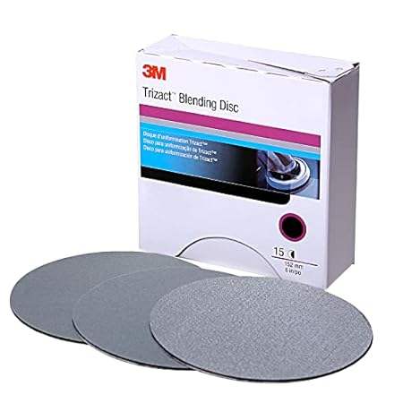 3M 02091 Trizact Hookit 3 inch P1000 Grit Blending Disc ，