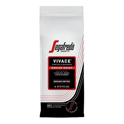 Segafredo Zanetti Ground Coffee， Vivace Medium Roast， Mad