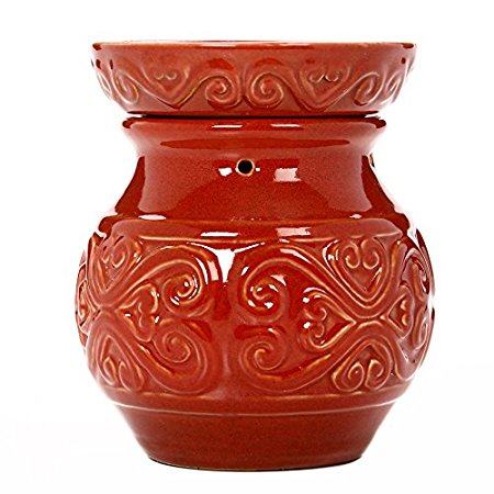 hosleys 6" high red ceramic electric warmer. ideal gi