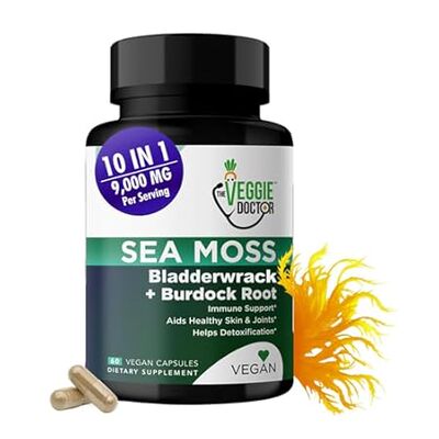 Sea Moss - Irish Sea Moss Capsules - Sea Moss， Black Seed