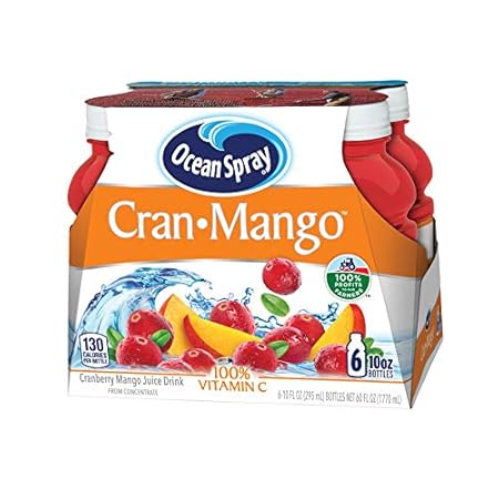Ocean Spray? Cran-Mango? Cranberry Mango Juice Drinks， 10