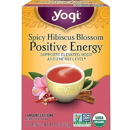 Yogi Tea Spicy Hibiscus Blossom Positive Energy Tea - 16