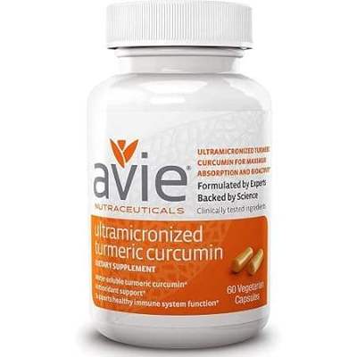 Avie NUTRACEUTICALS Ultra Micronized Turmeric Curcumin Su
