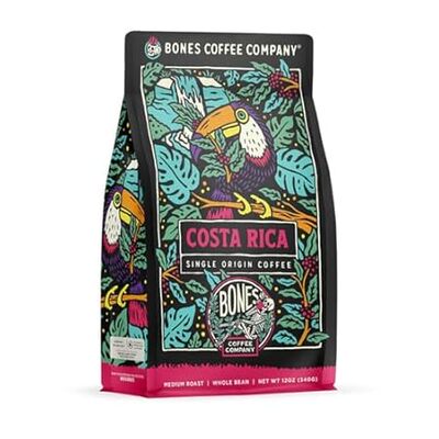 Bones Coffee Company Costa Rica Single-Origin Ground Coff