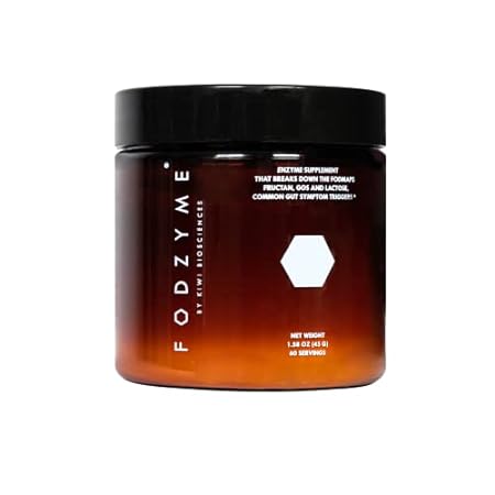 FODZYME Digestive Enzymes to Digest FODMAPs in Onion， Gar