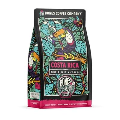 Bones Coffee Company Costa Rica Single-Origin Whole Coffe