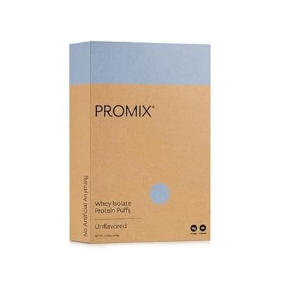 Promix Whey Isolate Protein Puffs， Unflavored - Crunchy &