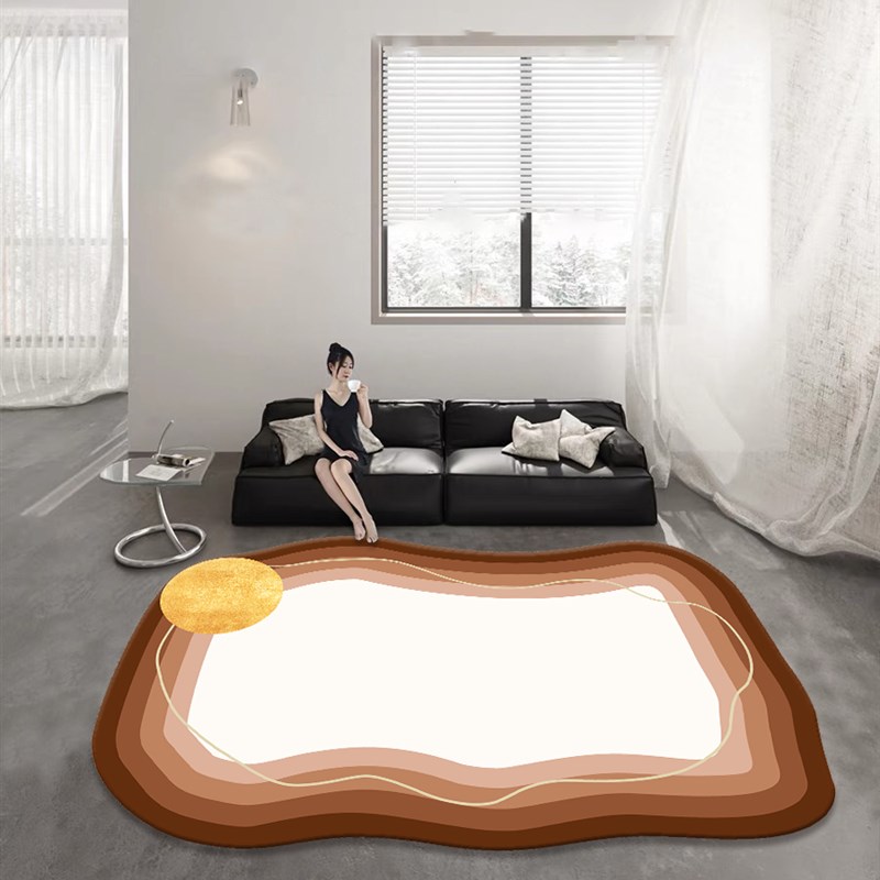新款客厅a地毯免洗可擦高级轻奢沙发茶几毯防水简约卧室牀边毯家