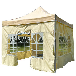 优选户外加粗广告露营风带围布帐篷E四脚角伞加厚围布伸缩折叠隔