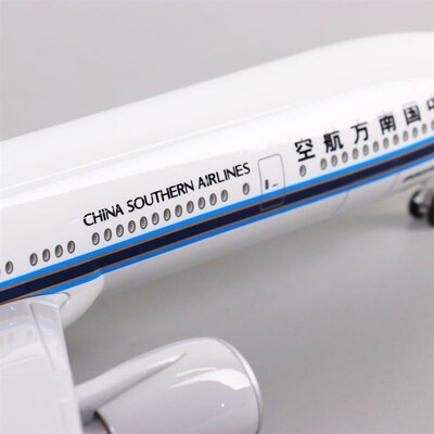 新品777x飞机模型仿真飞机模型客机波音7I77中国南方航空带LED灯