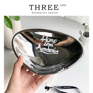 优选TStem烟灰缸创意个性陶瓷烟缸家用复古风V中式客厅