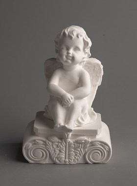 新款欧式复古香薰石膏桌面雕塑A底座花园罗马柱底座摆件拍摄道具