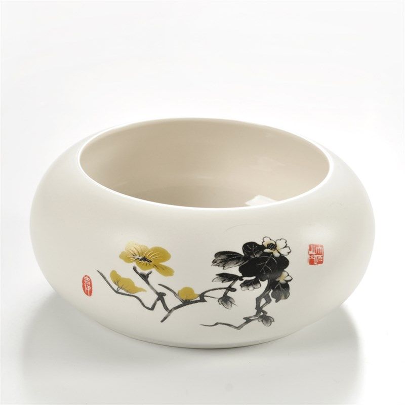 新品青花瓷器特大中小号陶瓷时尚烟灰缸 景德N镇复古创意欧式陶瓷