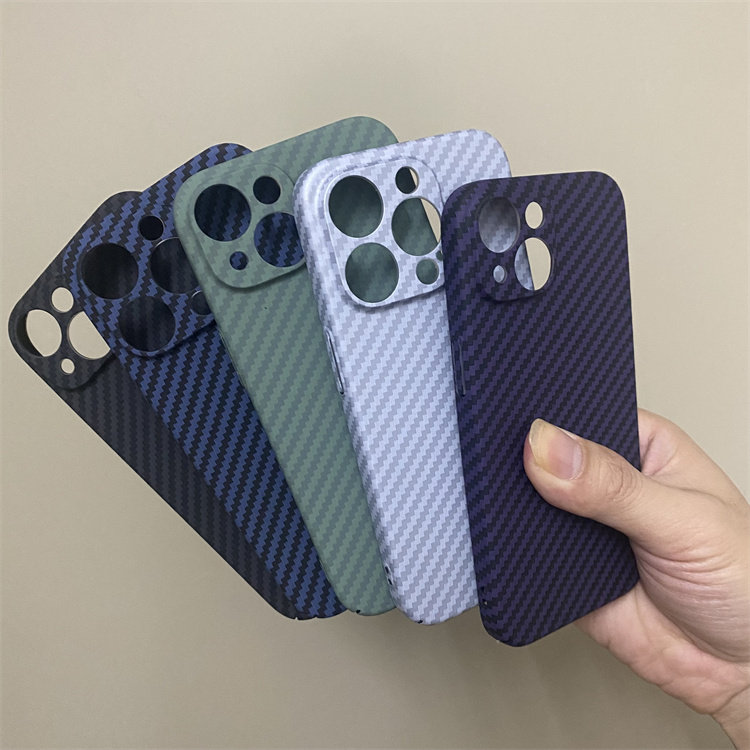 适用苹果15ProMax凯夫拉同款手机壳新款水贴工艺简约iPhone15商务碳纤维纹理防摔保护套轻薄散热pro全包硬壳图片