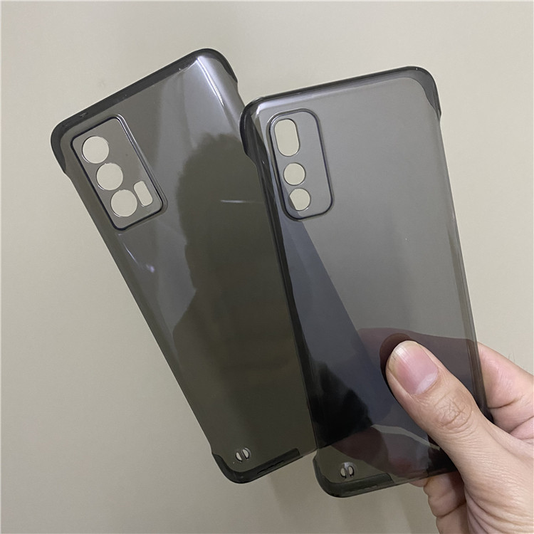 适用vivoiqooneo5活力版手机壳新款透黑无边框IQOOZ1防摔保护套个性创意neo3简约超薄半包硬壳5g限量版男女
