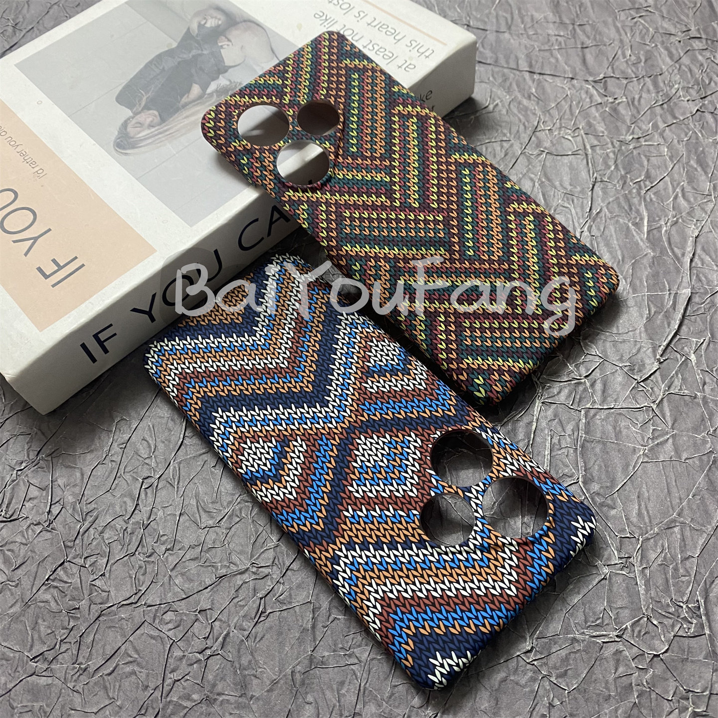 适用Realme真我GTNeo6手机壳新款浮雕夜光碳纤维纹理gt