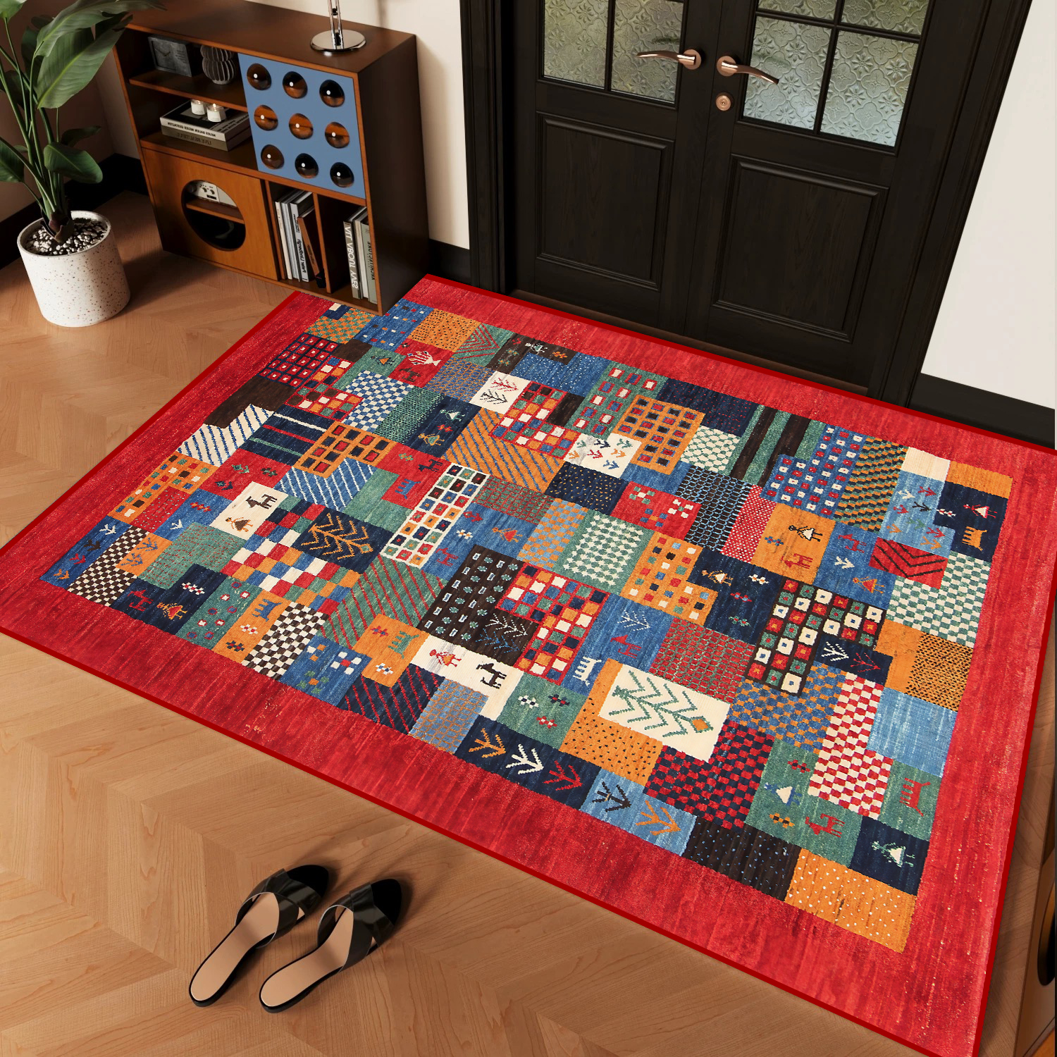 波西米亚风入户门地垫2025年新款