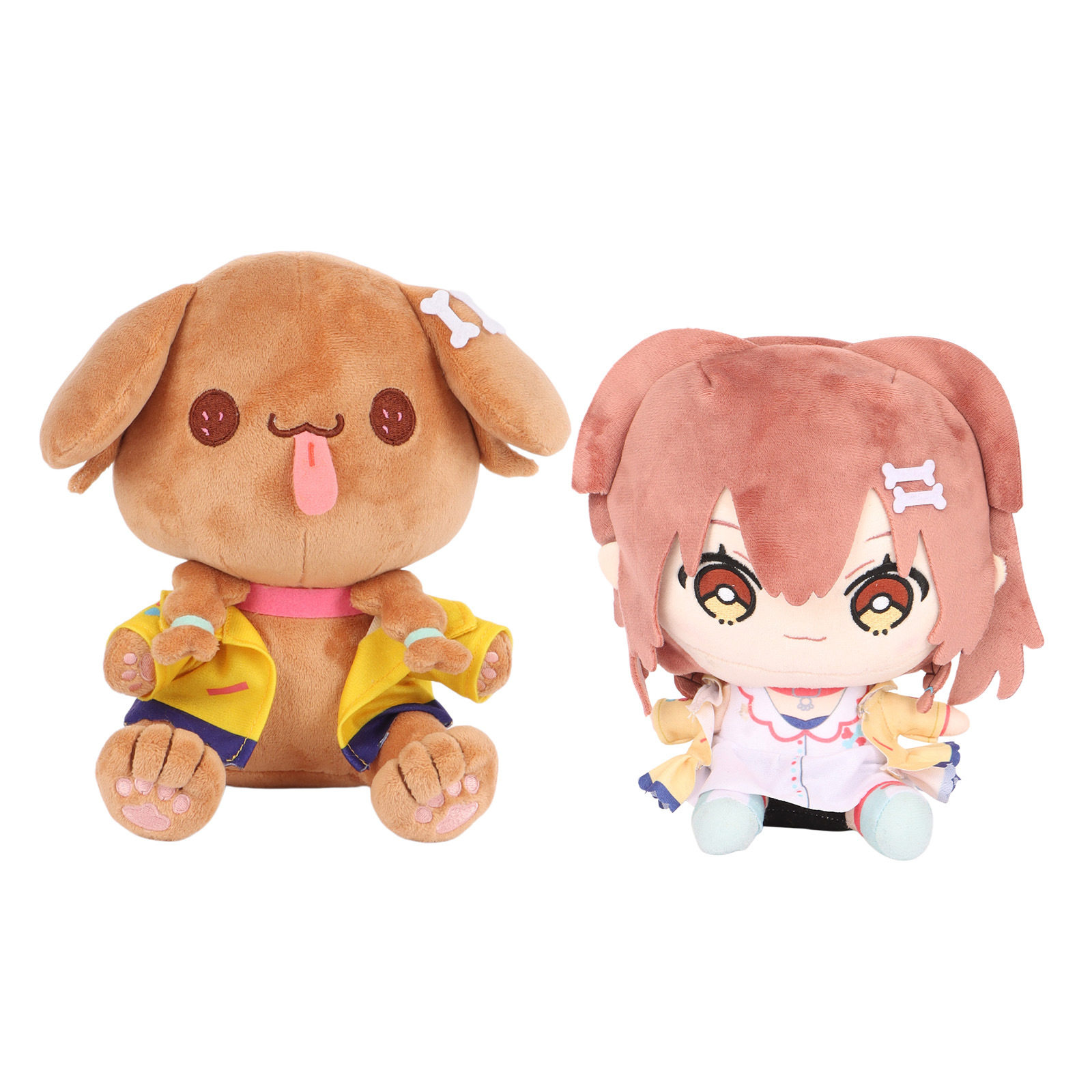 跨境新品Hairball Korone Plush戌神ころね小狗毛绒公仔玩偶娃娃