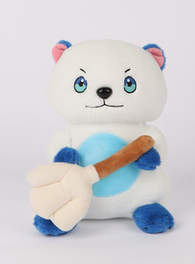 跨境新品Aniimo Plush Otti 阿尼莫游戏周边毛绒玩偶白色公仔娃娃