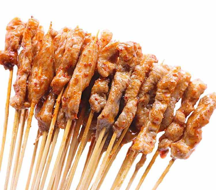 把把烧鸡肉风味小串串 油炸小串串铁板烧烤小串串手把小串串300串