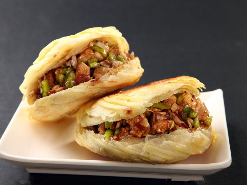 32公斤12枚香辣猪肉夹肉饼方便美味主食食材