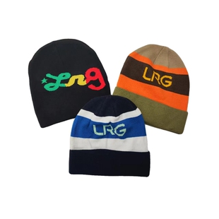 美版 嘻哈街头街舞 hiphop滑板说唱 bboy 经典 针织美式冷帽lrg