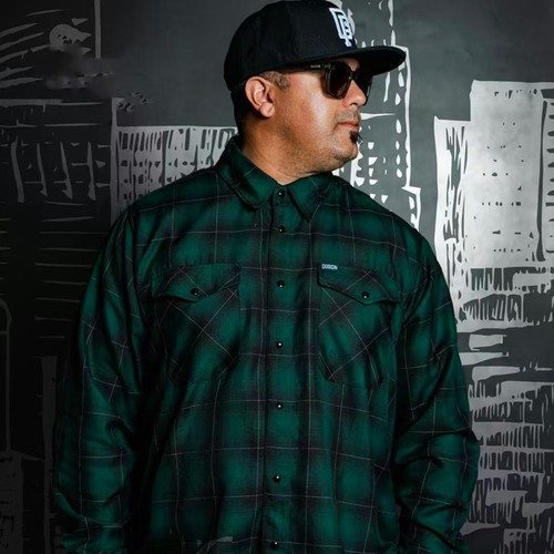 美版 西海岸街头hiphop奇卡诺 美式经典 嘻哈 硬核摇滚 机车 衬衫