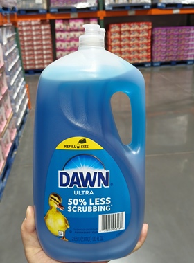 开市客美国进口DAWN食品级浓缩洗洁精2.66L 洗碗液不伤手餐具果蔬