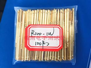 1.7探针套筒普通R100 方形尾巴P100针座 1W喇叭口环高2.5mm 绕线式