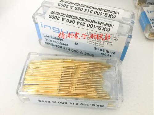 英钢INGUN探针GKS100214050A2000/3000 100MIL小四爪头测试顶针