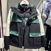 FILA斐乐童装 OR系列26年春季 男大童鸭绒梭织上衣两件套K12B611901